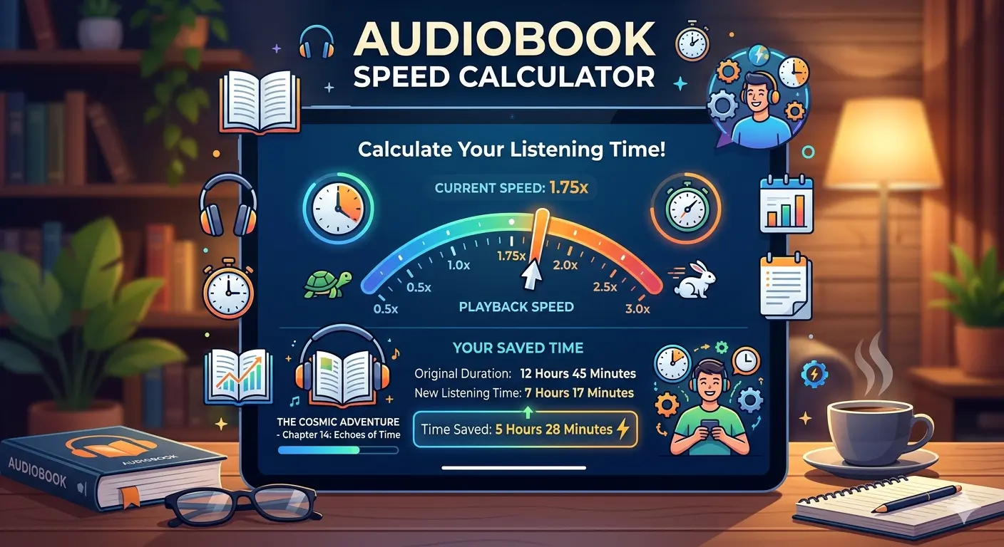 Audiobook Speed Calculator: The Complete Guide to Smarter, Faster Listening