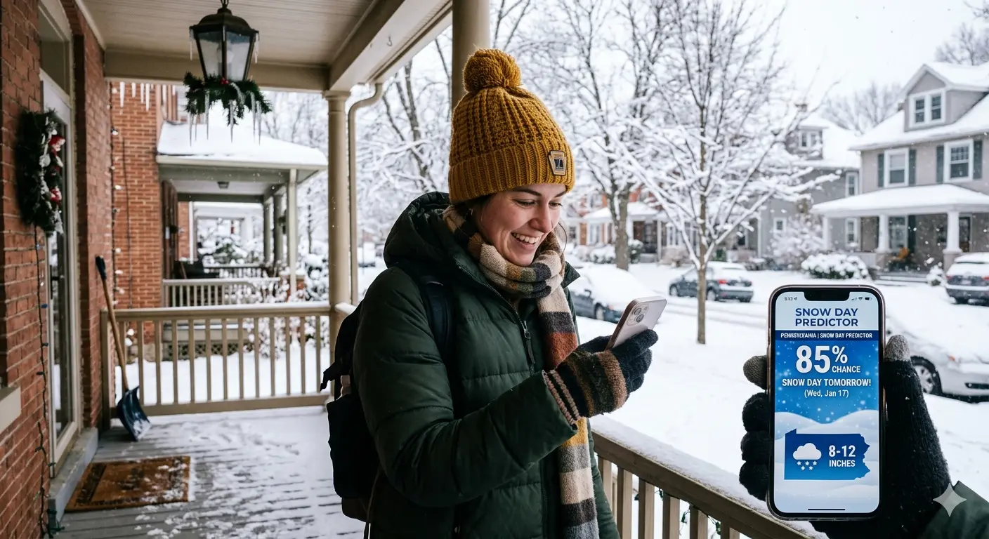 Snow Day Predictor Pennsylvania : The Complete Guide for Students, Parents and Teachers