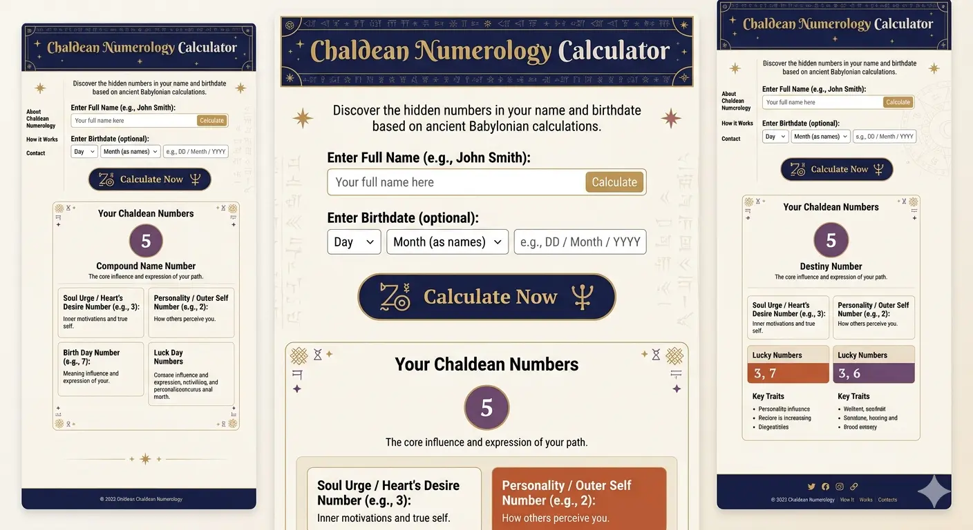 Chaldean Numerology Calculator & Numerologist: The Complete Guide to Unlocking the Power of Numbers