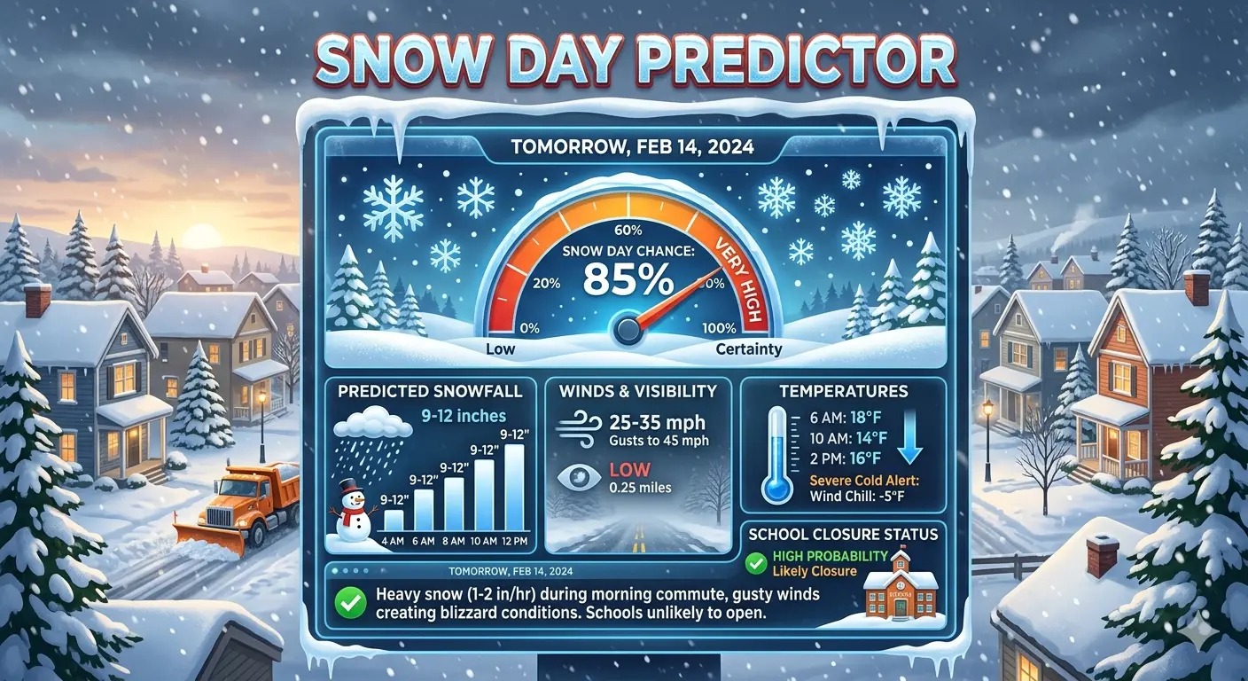 Snow Day Predictor: The Science, Tools, and Reality Behind Every Student's Favorite Forecast