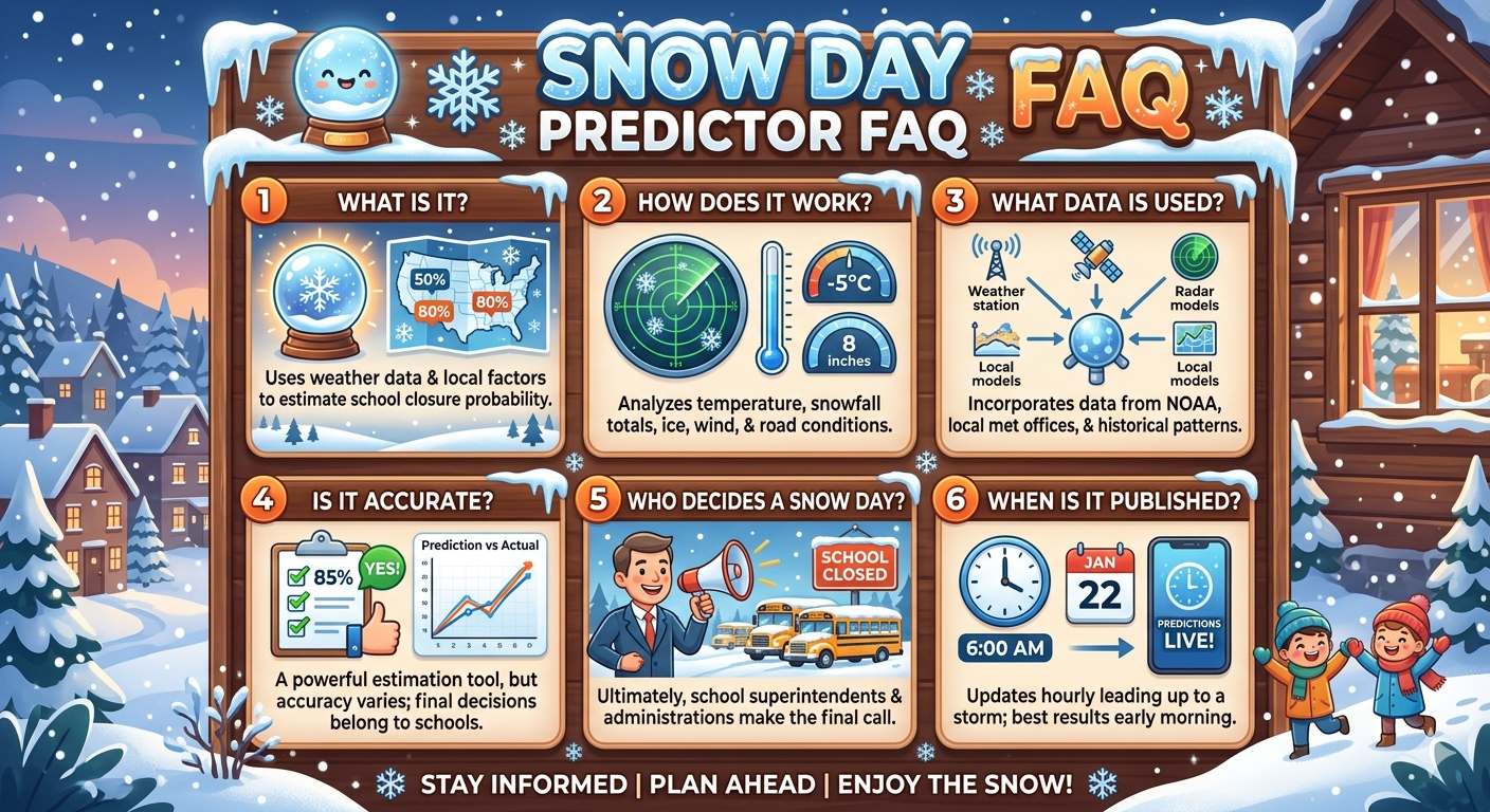 Snow Day Predictor FAQ: Every Question Answered for Students & Parents 2026