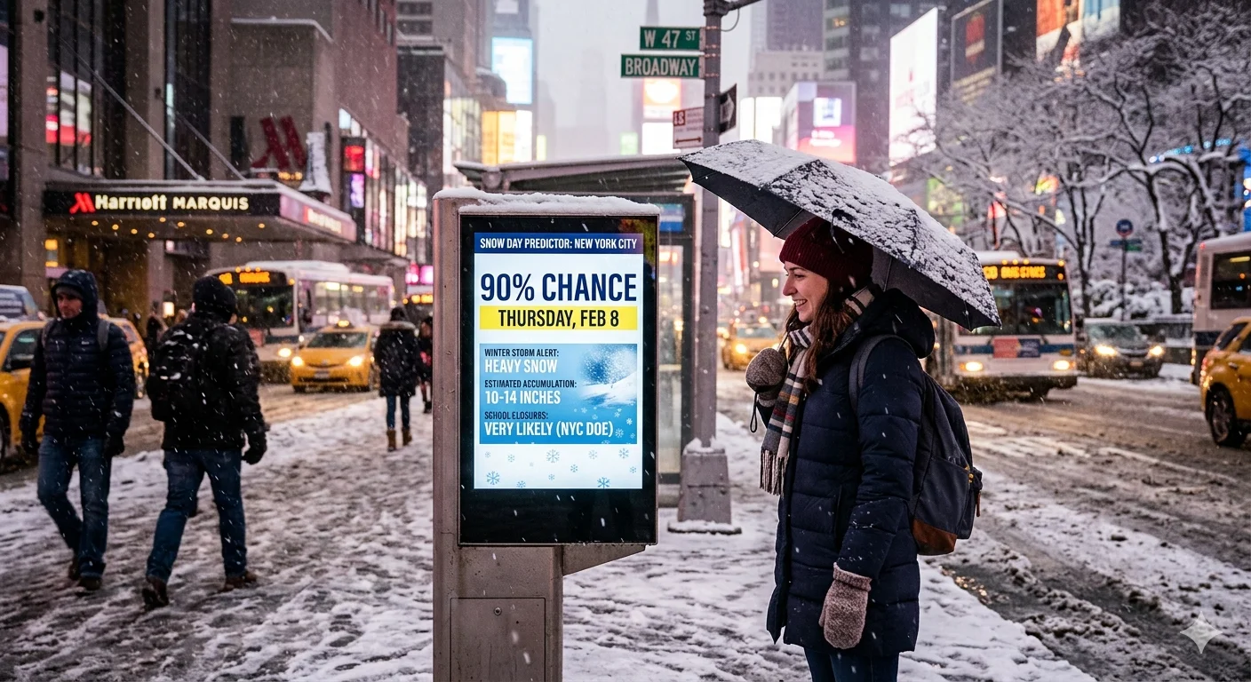 Snow Day Predictor New York: Will NYC & NY Schools Close This Winter?