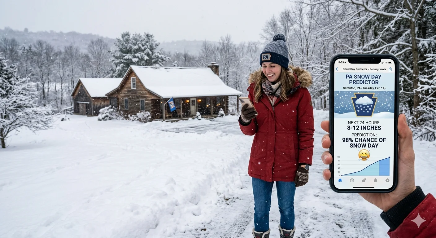 Snow Day Predictor Pennsylvania : The Complete Guide for Students, Parents and Teachers