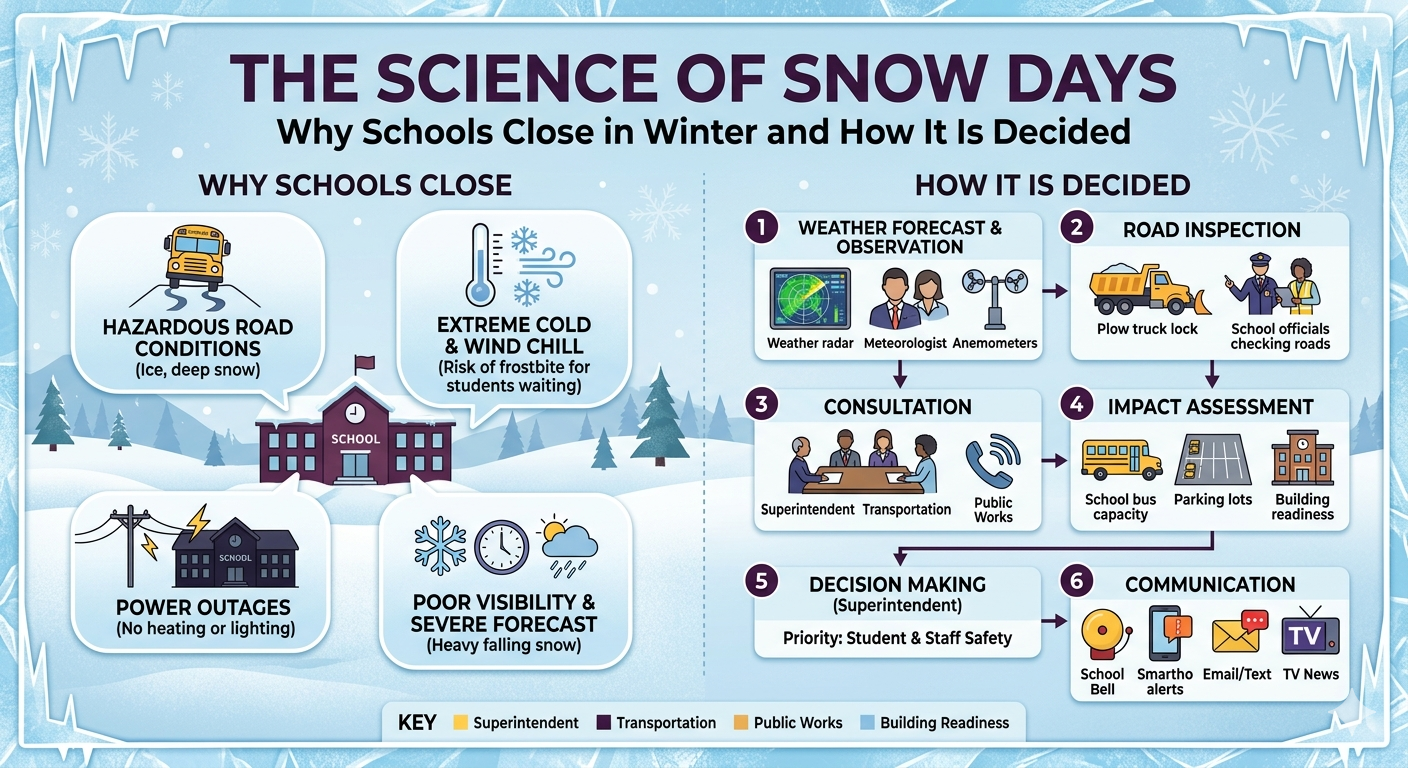 The Science of Snow Days: Why Schools Close in Winter and How It Is Decided