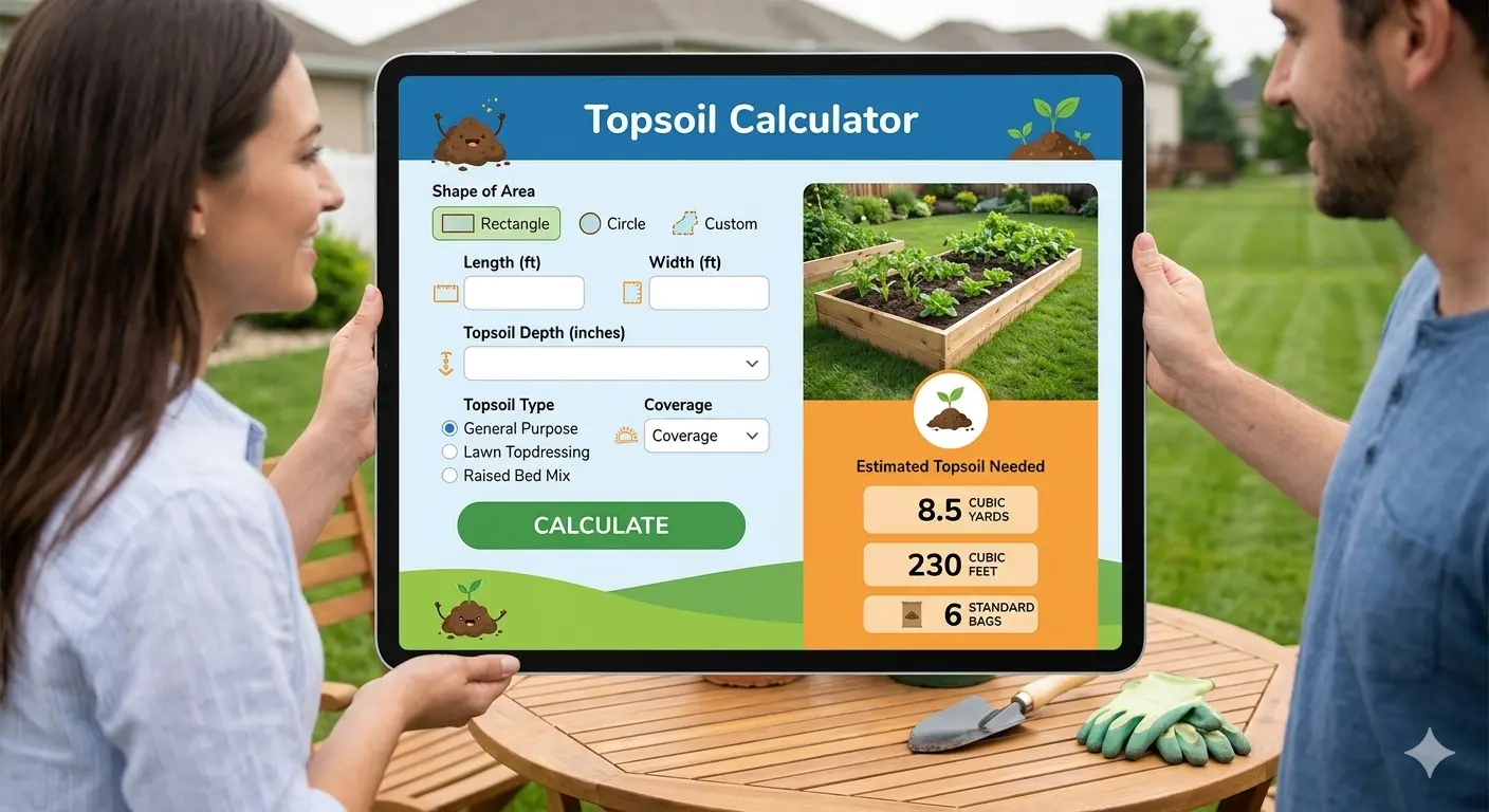 Topsoil Calculator: How to Estimate, Buy, and Deliver the Right Amount of Soil